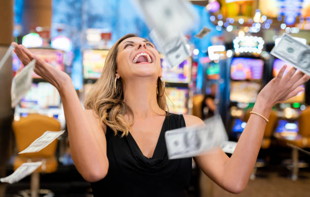 Live casino table with multiple camera angles and dealer